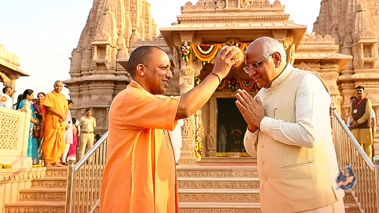 Gujarat CM Bhupendra Patel Gets Birthday Greetings From Yogi Adityanath, Invoking Dwarkadhish's Blessings