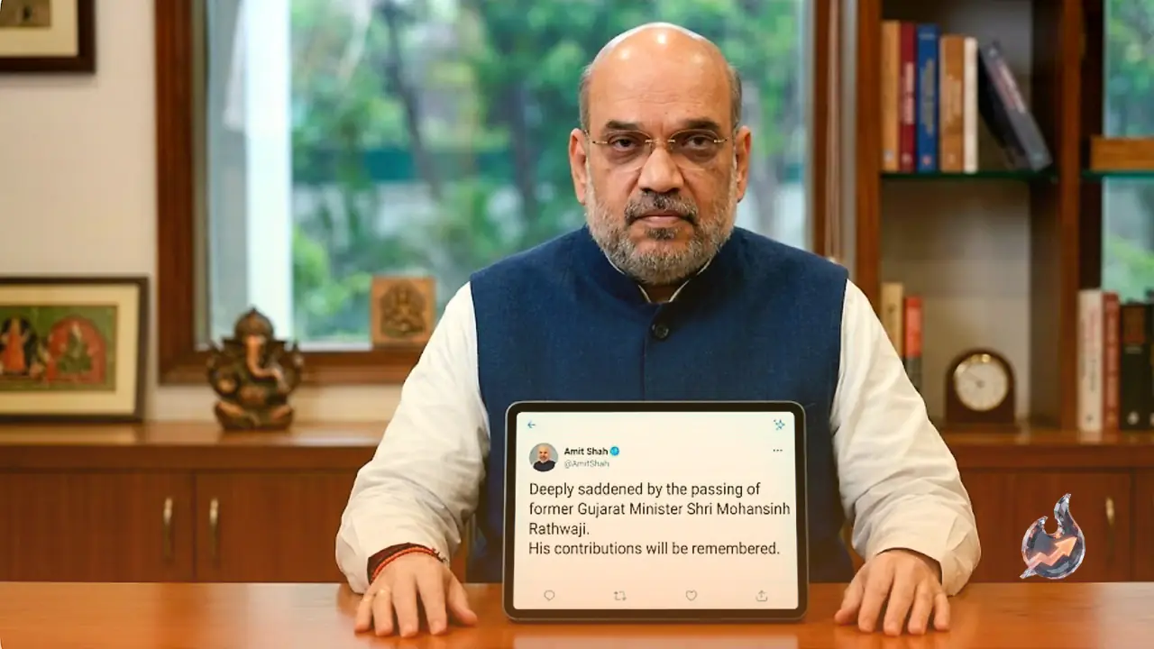 Amit Shah Mourns Death of Former Gujarat Minister Mohansinh Rathwaji