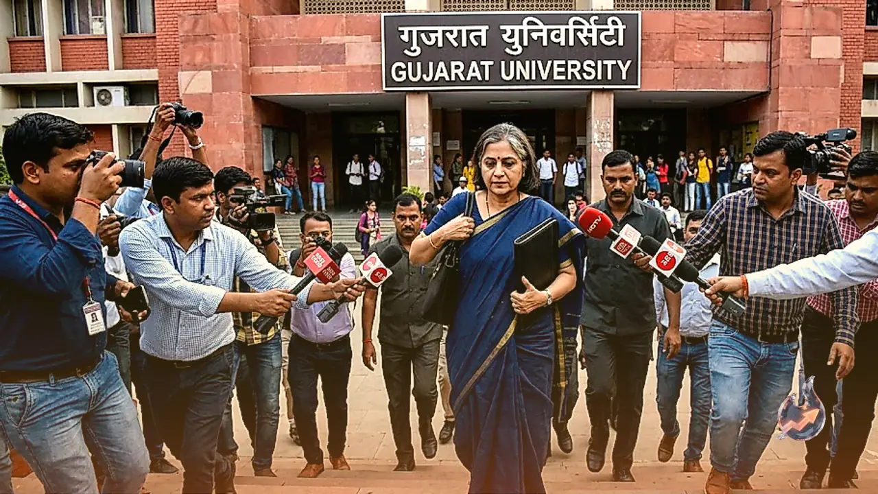 Gujarat University Financial Row: Former VC Neerja Gupta Steps Down from Central Project, Returns Over 14 Crore