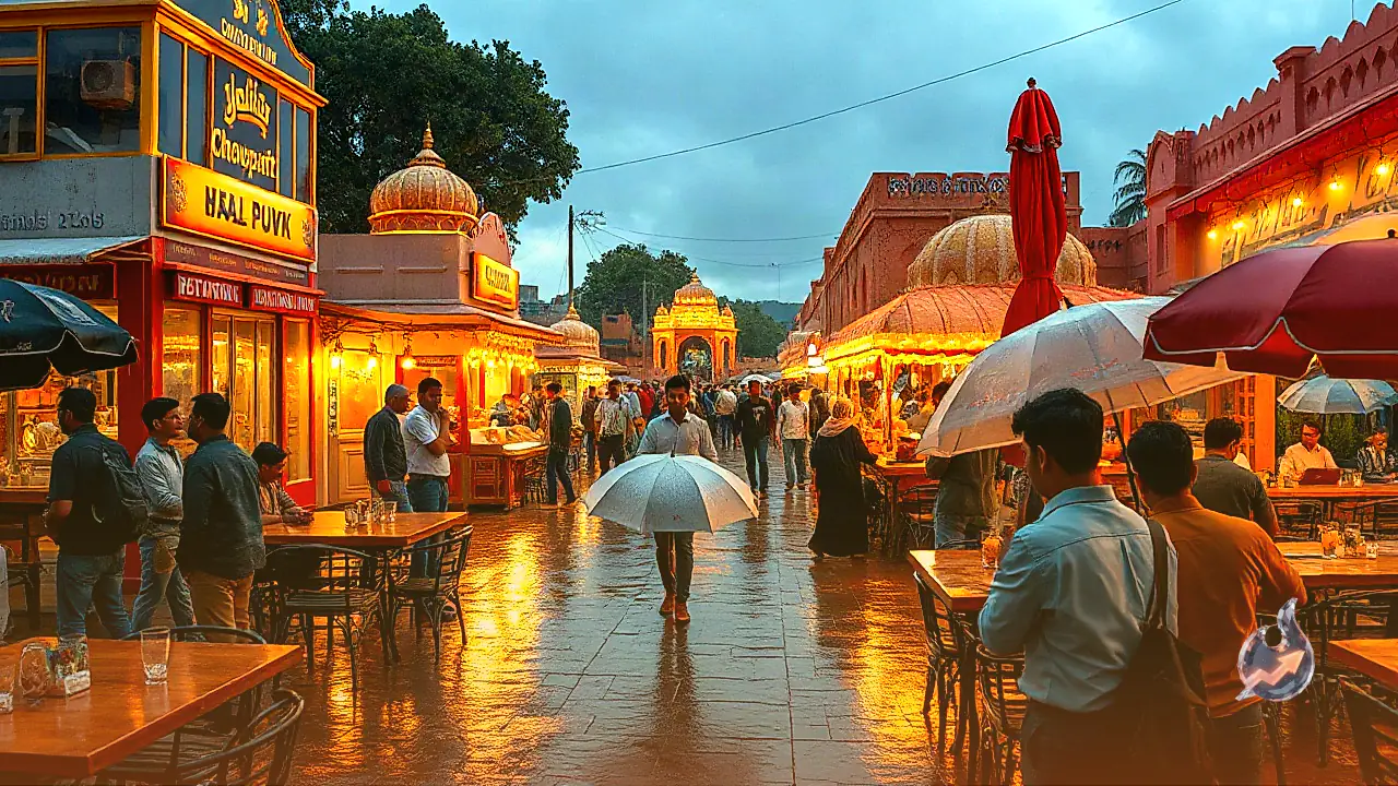 Monsoon Delights in Pink City Brings Crowd to Jaipur's Top 5 Food Chowpatis Offering Regional Cuisines for 10 Rupees