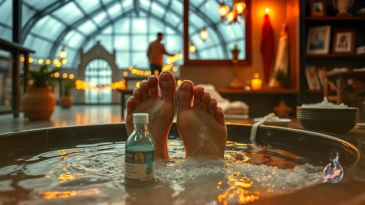 Soaking Feet in Warm Salt Water Eases Seasonal Cough and Cold While Relieving Daily Fatigue