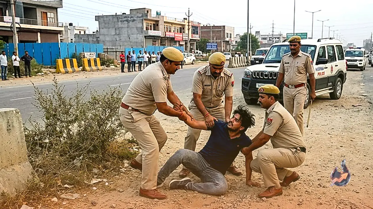 गुरुग्राम हिट एंड रन केस: पुलिस हिरासत से भागने की कोशिश में धरा गया कल्याण बैंसला