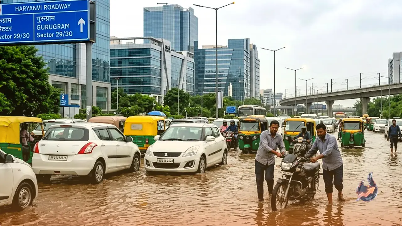 Why Gurgaon Floods With Less Rainfall: An Inside Look at the City's Infrastructure Failures