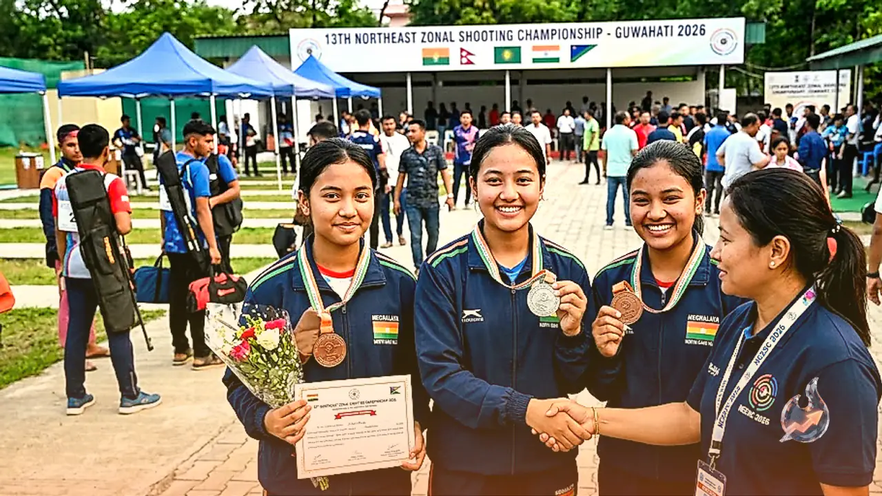 Meghalaya marks impressive presence with three medals at Northeast Zonal Shooting Championship