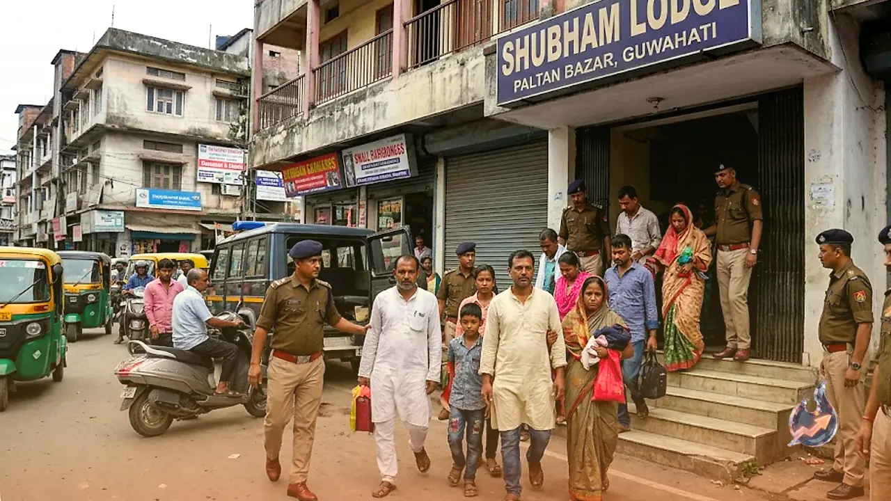 10 Suspected Bangladeshi Nationals Held at a Paltan Bazar Lodge as Guwahati Resurfaces on the Infiltration Map