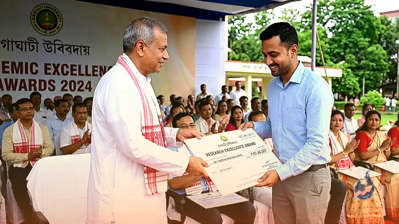 Guwahati University Distributes Over Rs 67.48 Lakh in Research Awards to 80 Faculty and Scholars