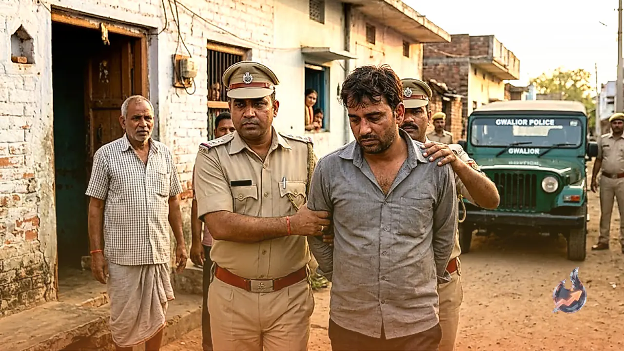 Armed Standoff in Gwalior Ends After Police Disarm Drunken Man Who Fired at In-Laws Over Marital Dispute