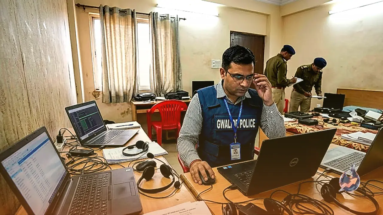 ग्वालियर के होटल में बना फर्जी अमेरिकी कॉल सेंटर, नकली नाम रखकर रोज करते थे 400 कॉल