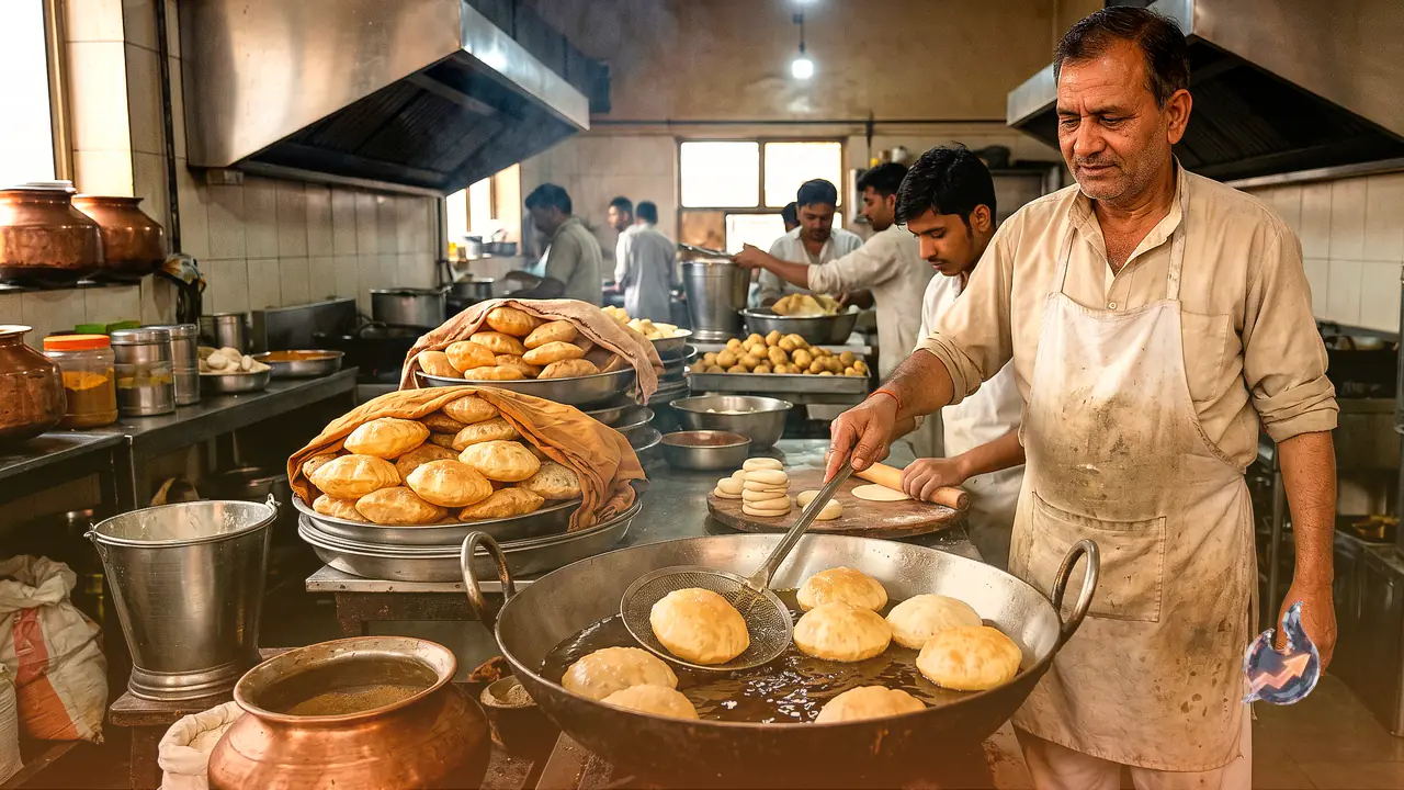 How Halwais Keep Their Puris Puffed and Crispy for Hours: The Real Kitchen Secrets