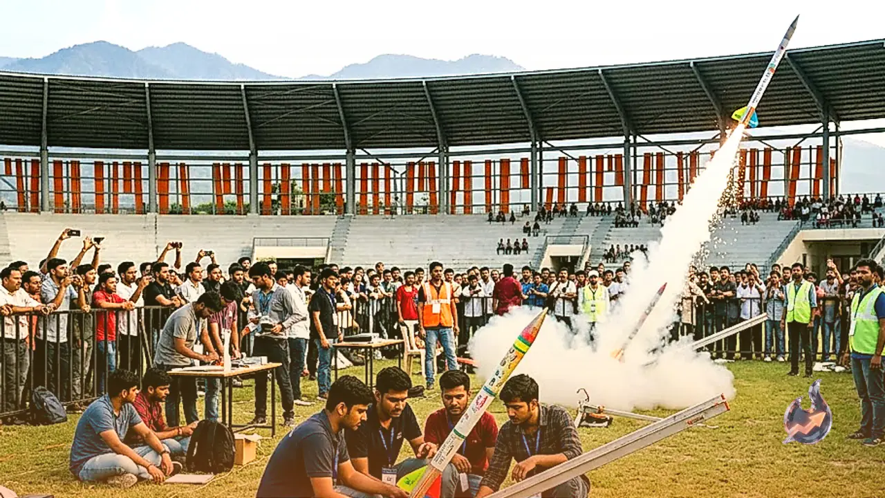 Haldwani Hosts Aakashyan 2026 Rocket Launches as Young Engineers Reach 1.5-Kilometre Altitude