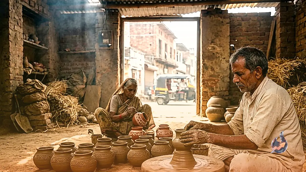 हाथ के हुनर पर मशीनी सामान का दबाव, झांसी में पुश्तैनी पहचान बचाने में जुटे कारीगर