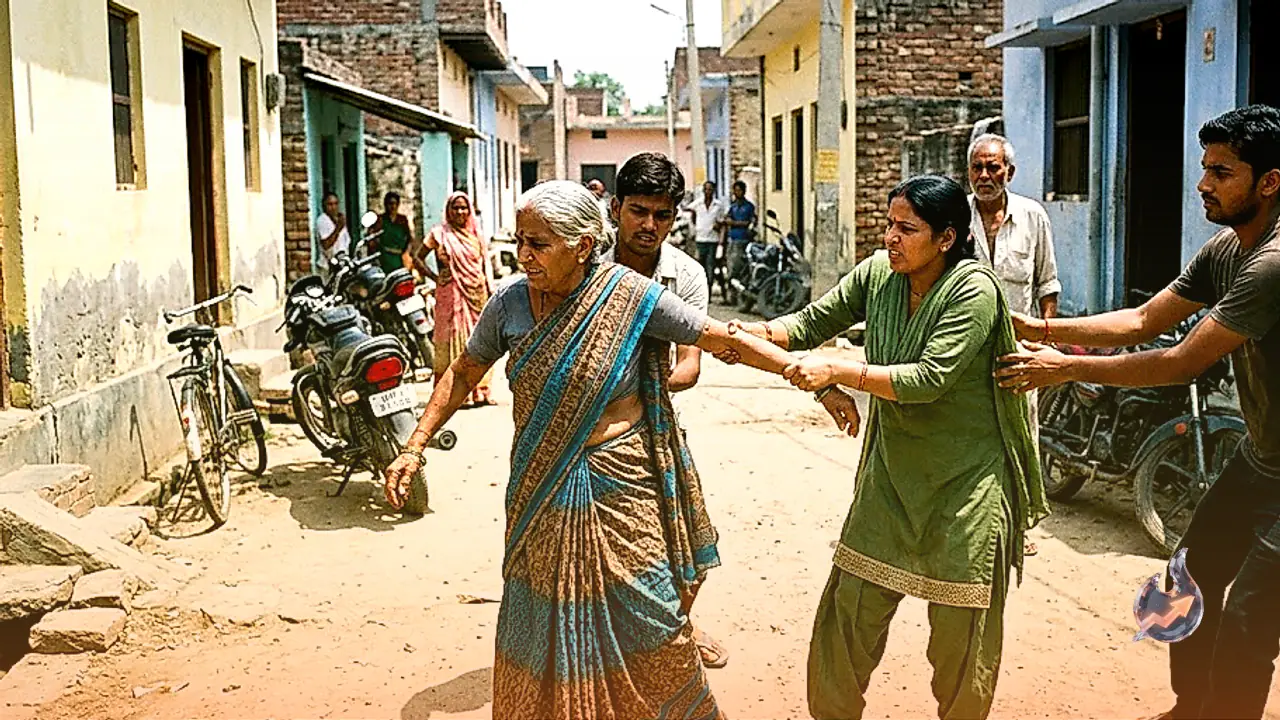 हापुड़ में जेवर एयरपोर्ट मुआवजे के विवाद में बहू और पोतों ने बुजुर्ग महिला को सड़क पर घसीटकर पीटा