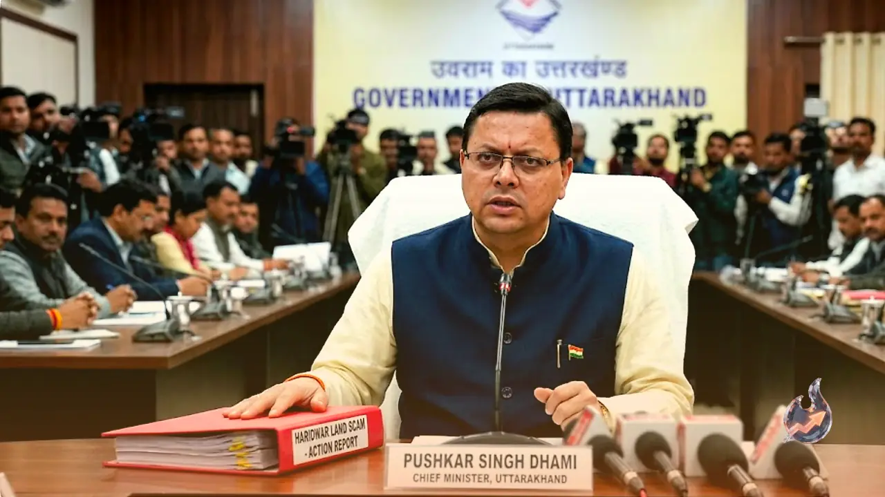 Haridwar Land Scam: CM Dhami Recommends Dismissal of IAS Officer Varun Chaudhary, Punishes Top Bureaucrats