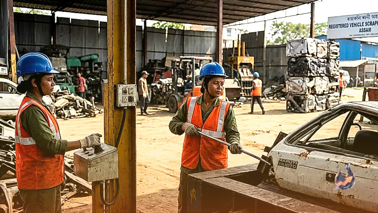 Assam Grants Industrial Status To Vehicle Scrapping Centres To Boost Green Economy