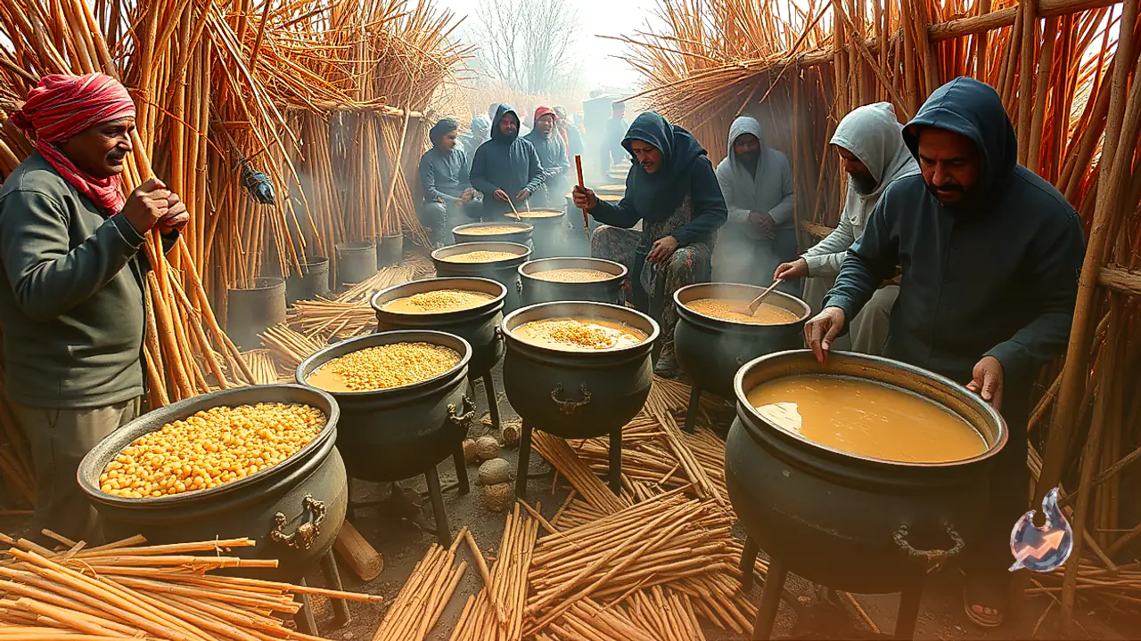 Harvesting Cane to Boiling Cauldrons: How Traditional Desi Jaggery Is Crafted in Rural Villages
