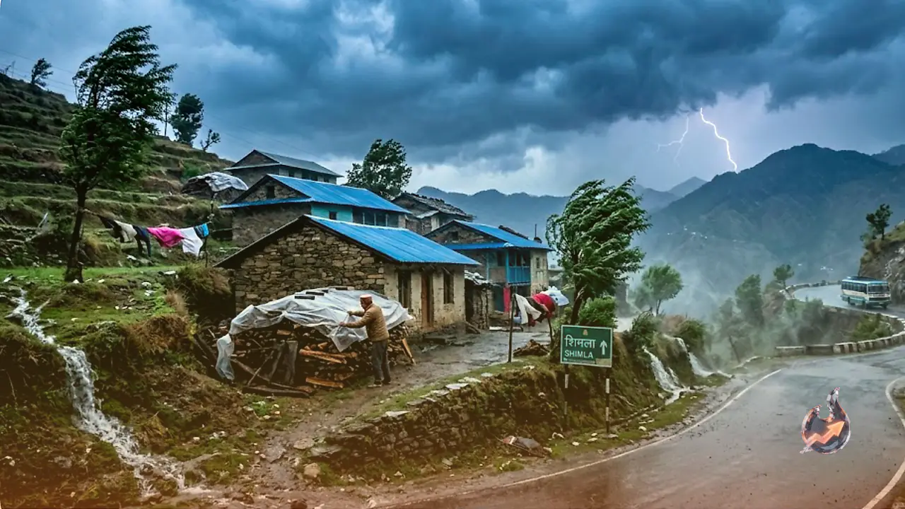 Thunderstorms, lightning and gusty winds sweep Haryana and Himachal as yellow alert stays in force