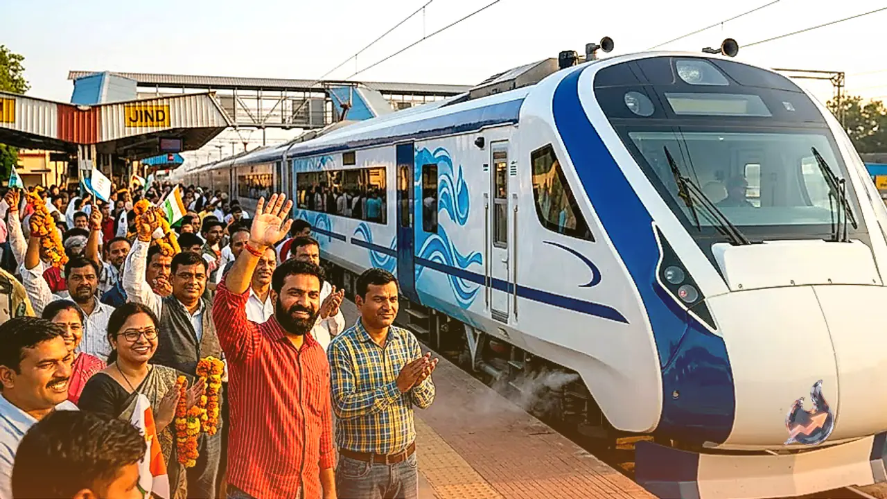 A Train That Runs on Water Leaves Jind Station Today, Marking India's Hydrogen Debut