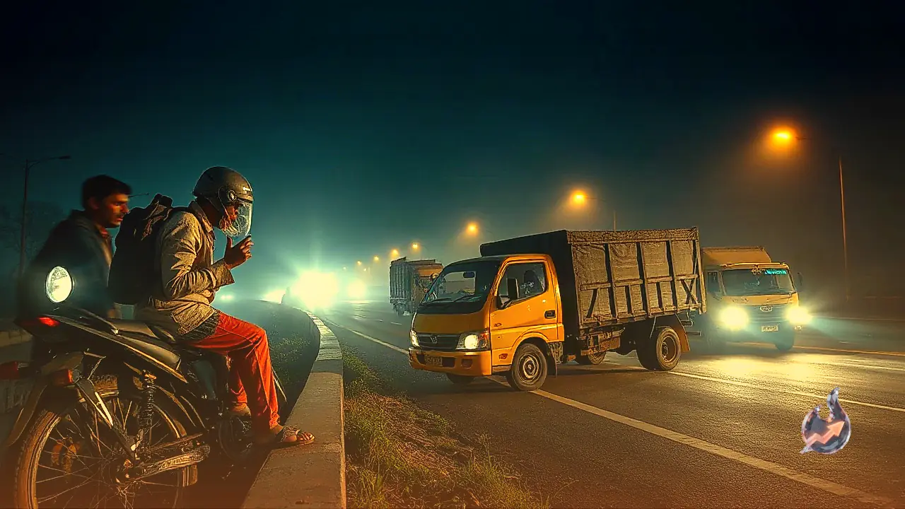6 Devotees Killed and 14 Injured as Pickup Van Crashes Into Truck on KMP Expressway in Haryana