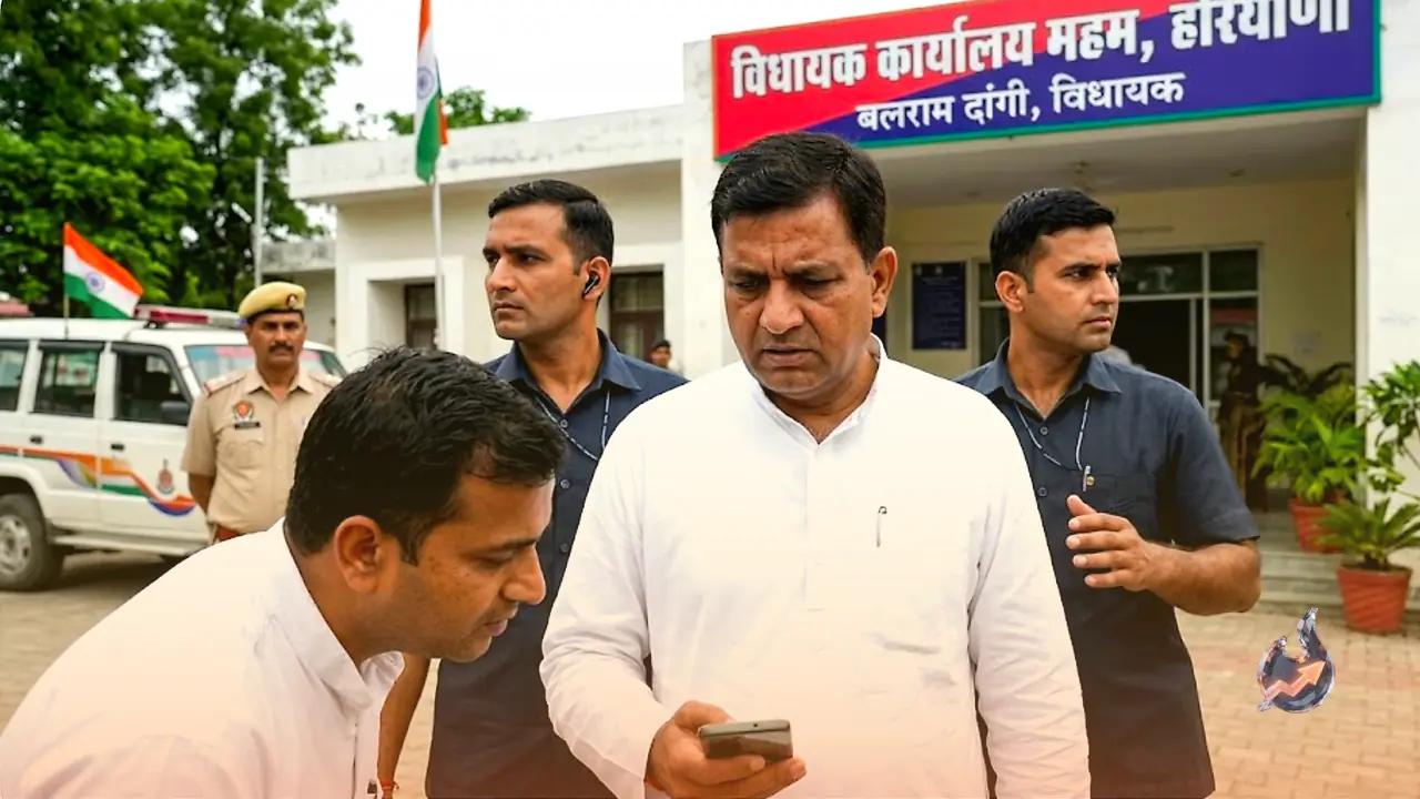 हरियाणा के महम से कांग्रेस विधायक बलराम दांगी को मिली धमकी, बदमाशों ने मांगी 5 करोड़ की रंगदारी, एक हफ्ते की दी मोहलत