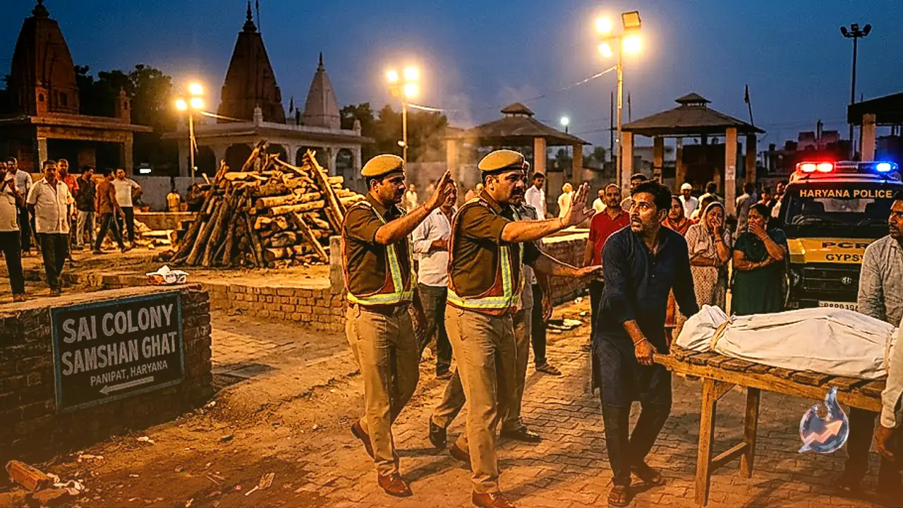 Panipat Police Intervene at Cremation Ground to Seize Woman's Body as Husband Attempts Secret Last Rites