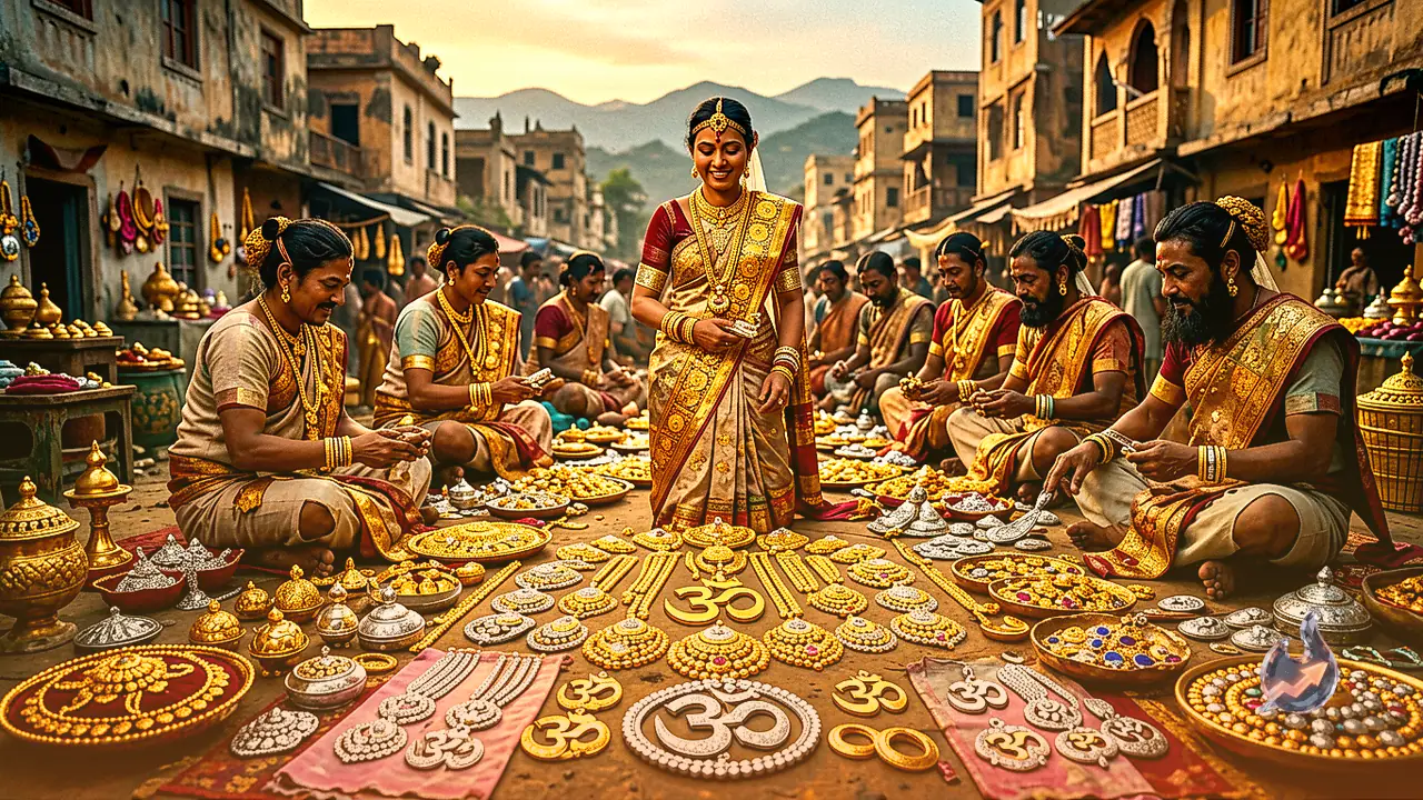High Demand for Gold and Silver Rakhis in Haryana Markets Ahead of Rakshabandhan