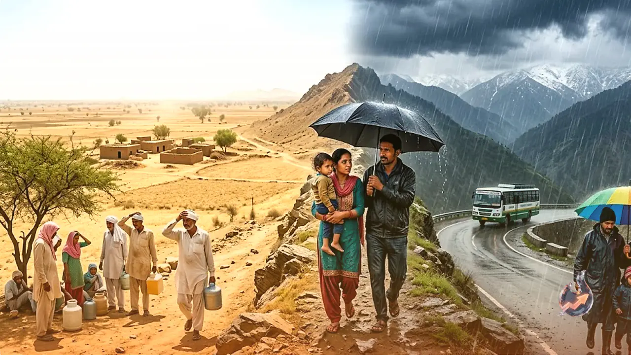 Scorching Heat Hits Haryana While Himachal Pradesh Faces Heavy Rainfall Alert: Weather Update