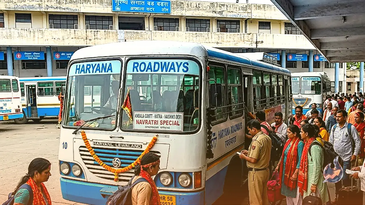Haryana Roadways Steps Up Navratri Buses for Vaishno Devi Pilgrims, Linking Ambala Cantt to Katra Round the Clock