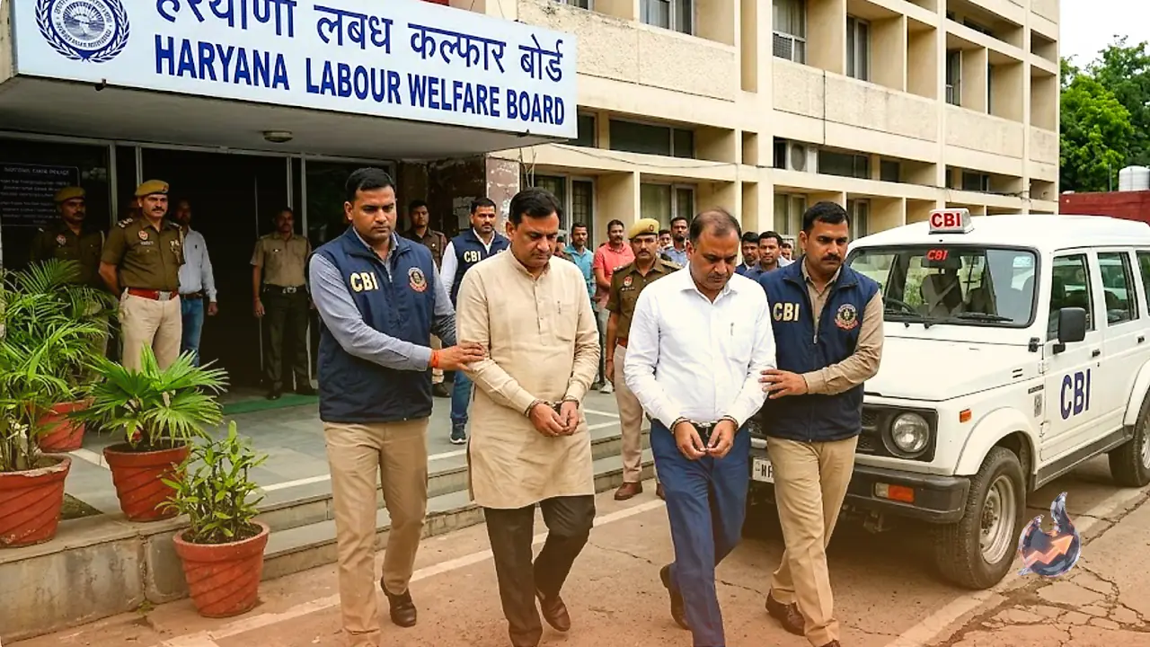 Haryana Labour Welfare Board Scam: CBI Arrests Two Officials Over Rs 50 Crore Embezzlement