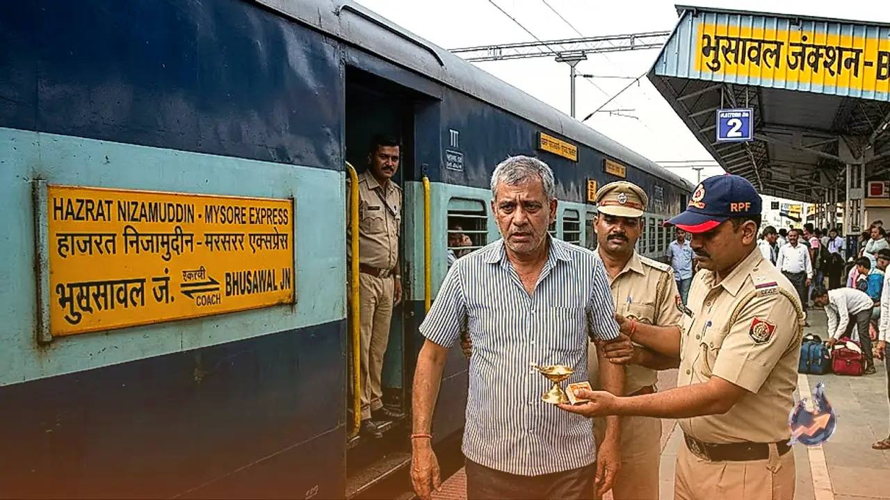 Man Offboarded at Bhusawal Station for Lighting Lamp Inside Hazrat Nizamuddin-Mysore Express Coach