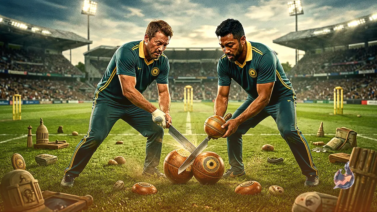 England Pace Duo Cuts Match Ball in Half After Splitting Ten Wickets Against Pakistan at Headingley