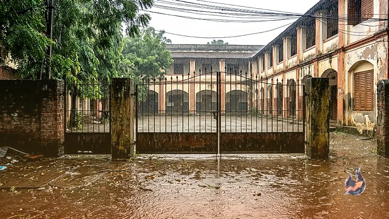 तमिलनाडु के पांच जिलों में भारी बारिश के कारण स्कूल बंद, चेन्नई में कई सड़कें जलमग्न