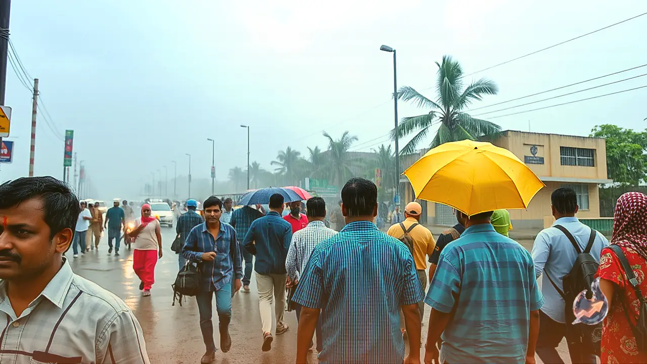 Heavy Downpours Threaten Coastal and South Interior Karnataka as Seven-Day Outlook Warns of Morning Fog and Shifting Skies
