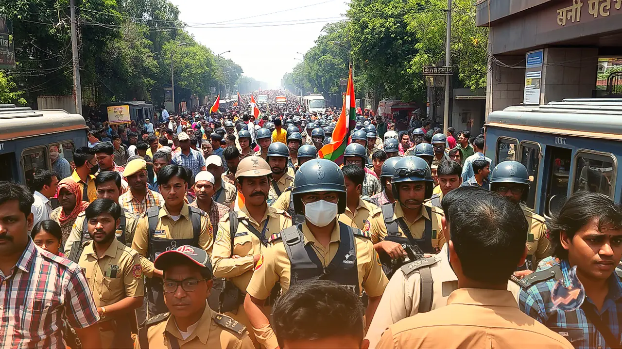 Heavy Security Bandobast Across Delhi Ahead of CJP Protest at Jantar Mantar as Borders Sealed and Metro Stations Shut