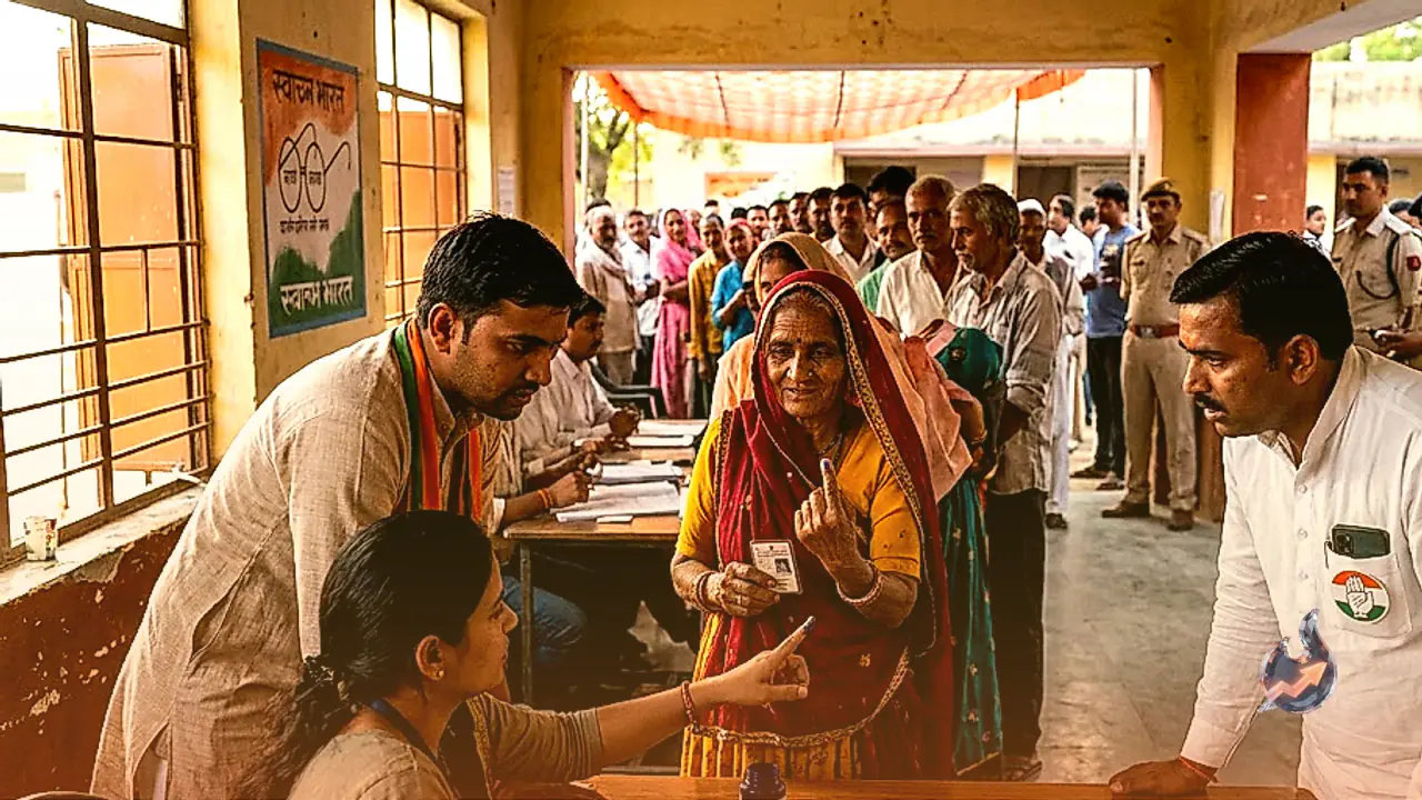 Heavy Voter Turnout in First Phase of Rajasthan Local Body Elections Leaves BJP and Congress Anxious