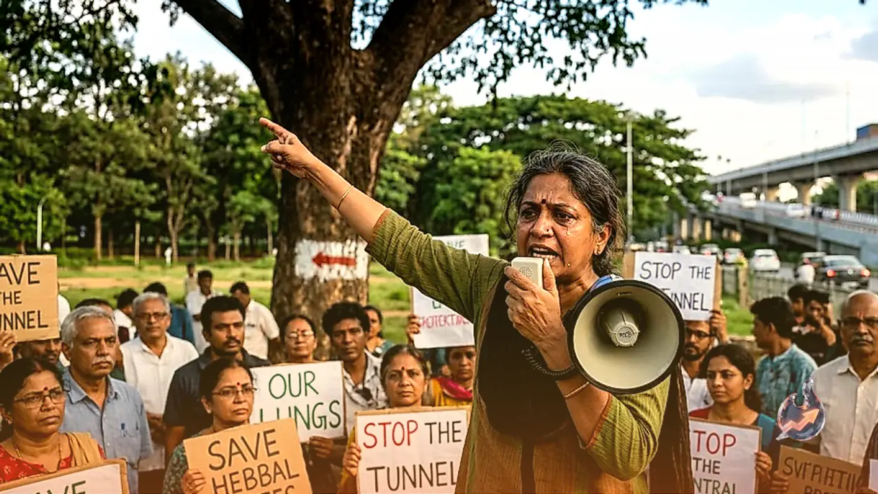 Anger Erupts Over Plan to Fell 1,128 Trees for Hebbal 2.3-Km Tunnel Route