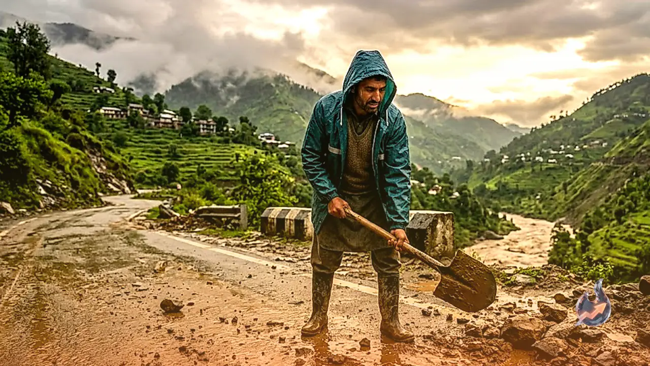 Himachal Monsoon Alert: Heavy Rainfall and Flash Flood Warnings Issued Across Key Districts