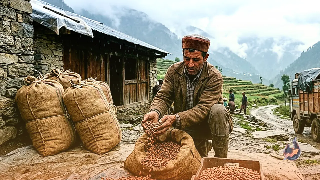 Himachal Remote Village Kugti Kidney Beans Reach National Markets While Unseasonal Rain Worries Growers