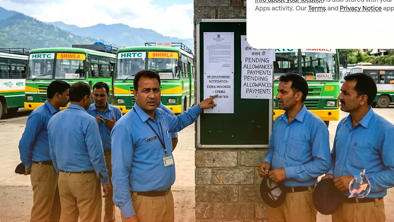 HRTC Strike Threat in Himachal: Sukhu Government Invokes ESMA
