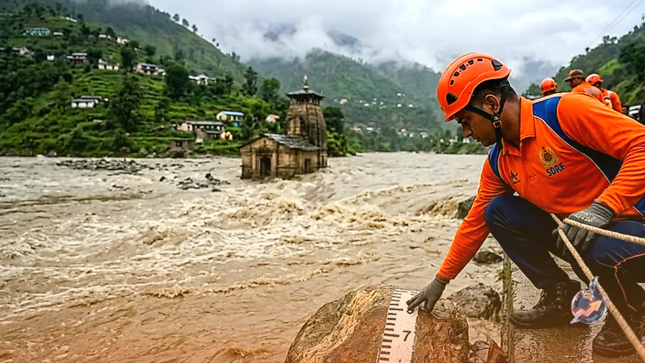 Rudraprayag Placed on High Alert as Alaknanda and Mandakini Surge Following Heavy Rainfall Across Uttarakhand