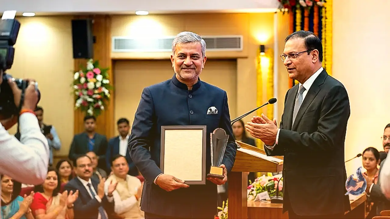 Prasoon Joshi Honored With Hindi Ratna Award 2026 as Rajat Sharma Highlights Growing Stature of Hindi Language