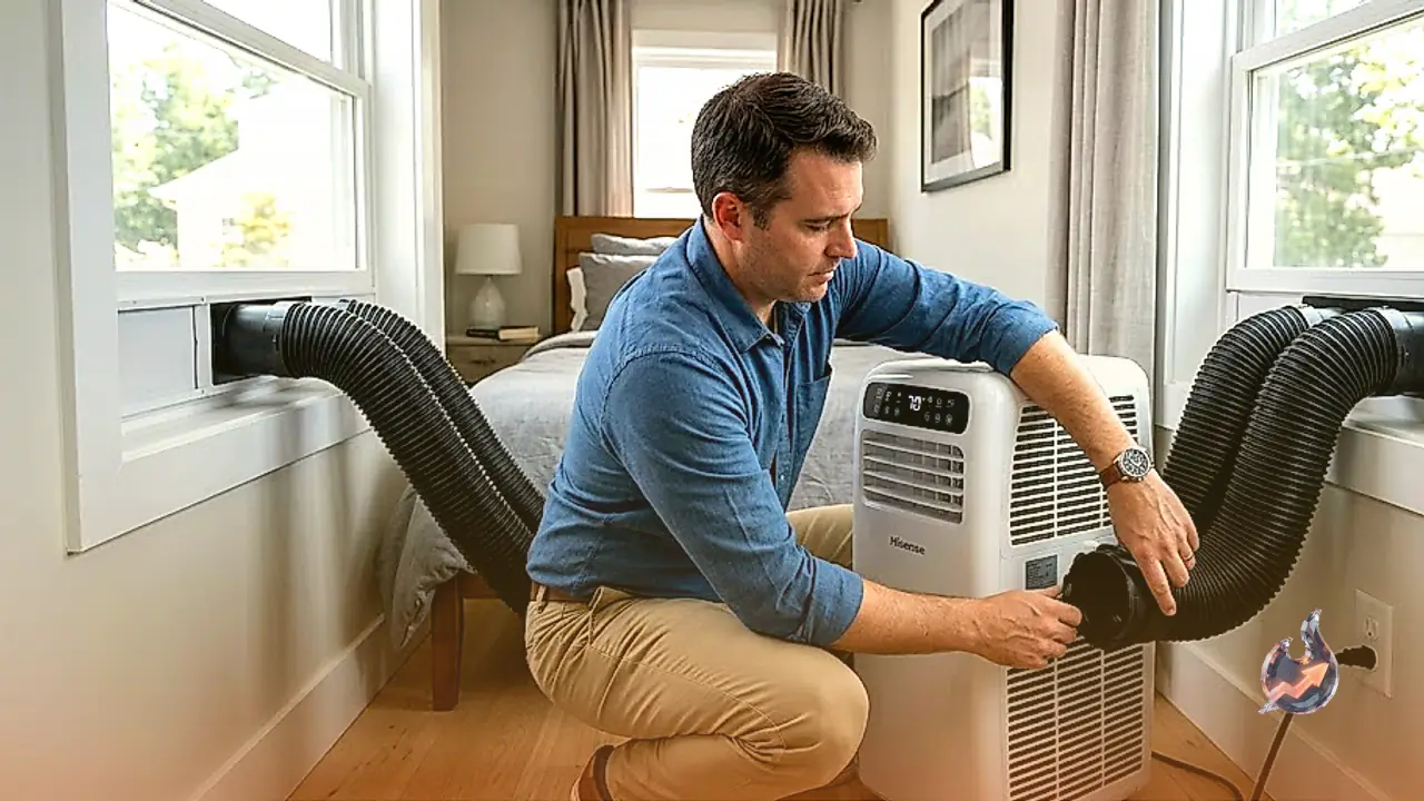 Hisense HAP0825TWD Portable Air Conditioner Review: Inverter Efficiency Meets Quiet Dual-Hose Performance