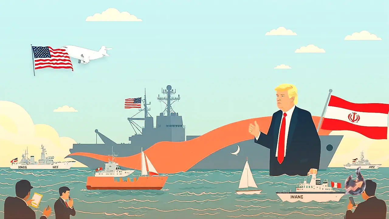US Navy Controls Strait of Hormuz Completely as Donald Trump Asserts Iran Cannot Counter Naval Blockade