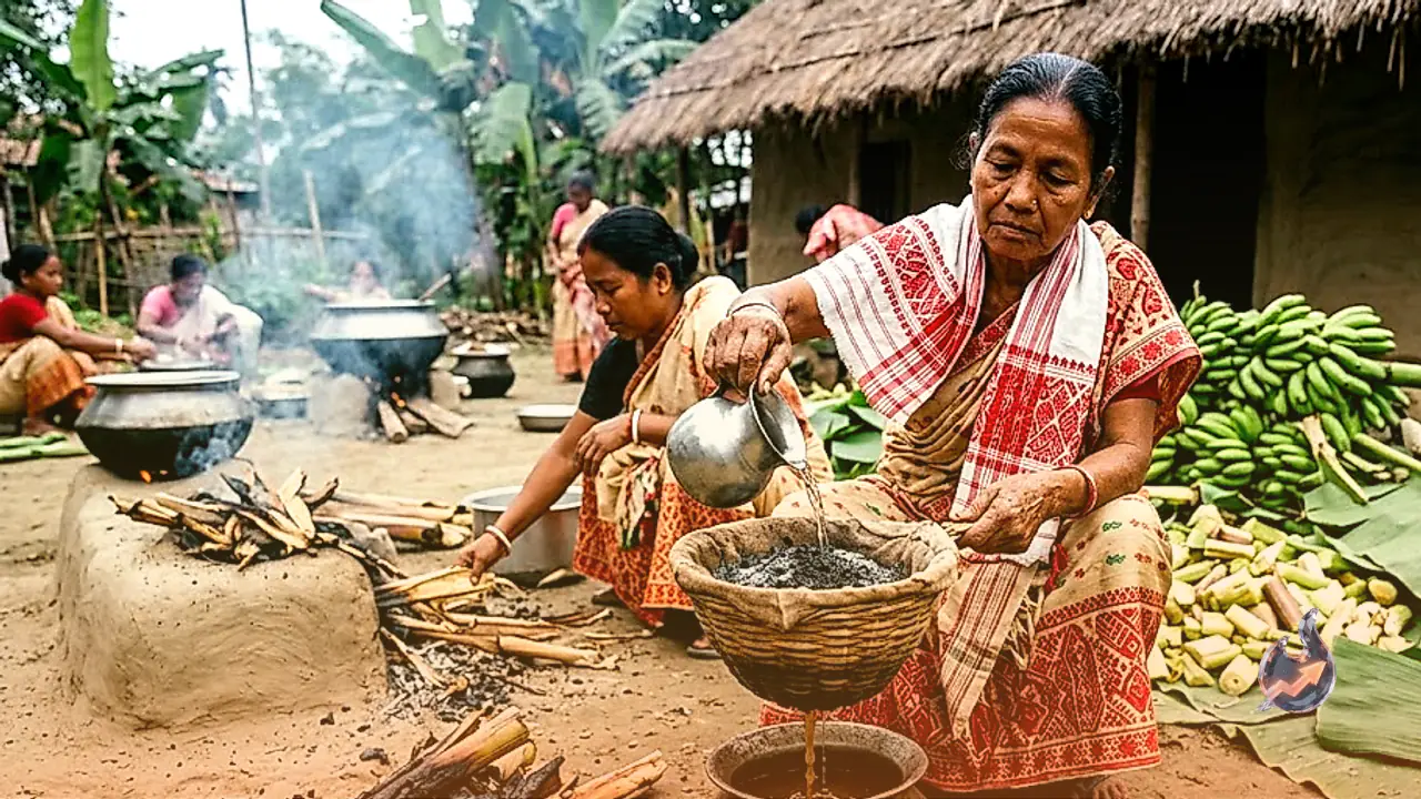 How Assam's Traditional Khar Uses Ash Extract from Banana Stems to Anchor Regional Feasts