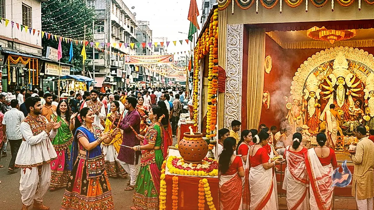 शारदीय नवरात्रि और दुर्गा पूजा के बीच क्या फर्क है? तिथियों से लेकर अनुष्ठानों तक की पूरी तुलना