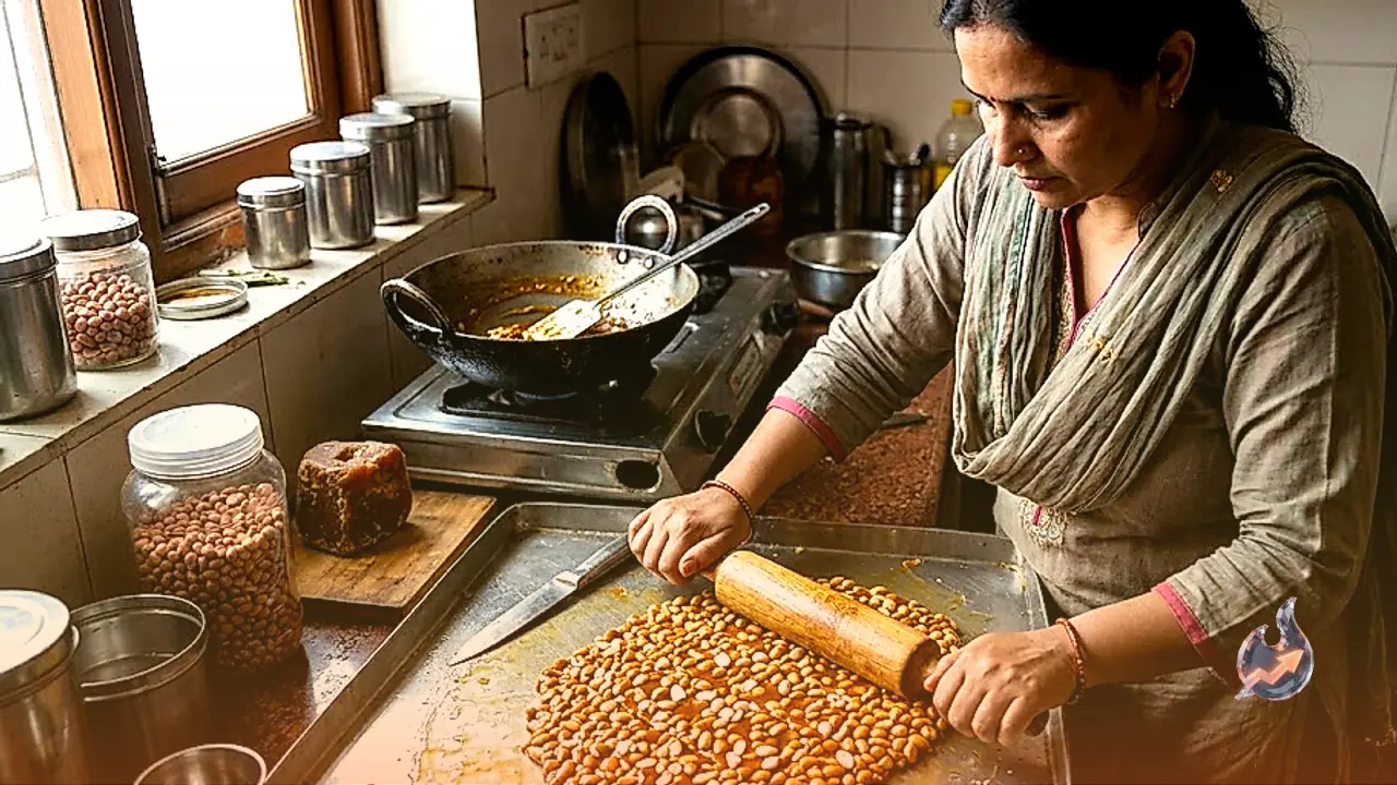 How to Prepare Crisp Peanut Chikki at Home for Sustained Energy During Fasting