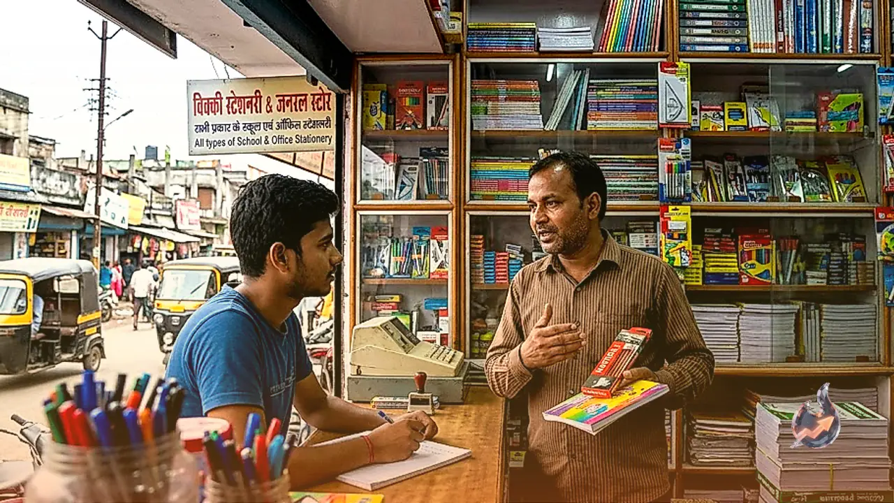 कम पूंजी में शुरू करें स्टेशनरी का बिजनेस, कोडरमा के दुकानदार विक्की केसरी ने बताई कमाई और लागत की पूरी गणित
