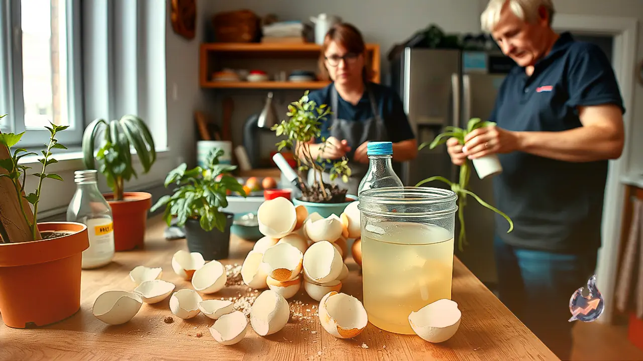 How to Turn Kitchen Eggshells Into a Potent Liquid Calcium Fertilizer for Potted Plants Using Vinegar