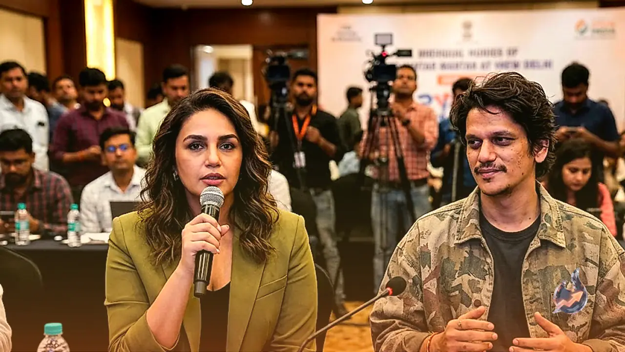 Huma Qureshi Backs Right to Protest Amid Delhi EC Row While Vijay Varma Posts Sharp Satire