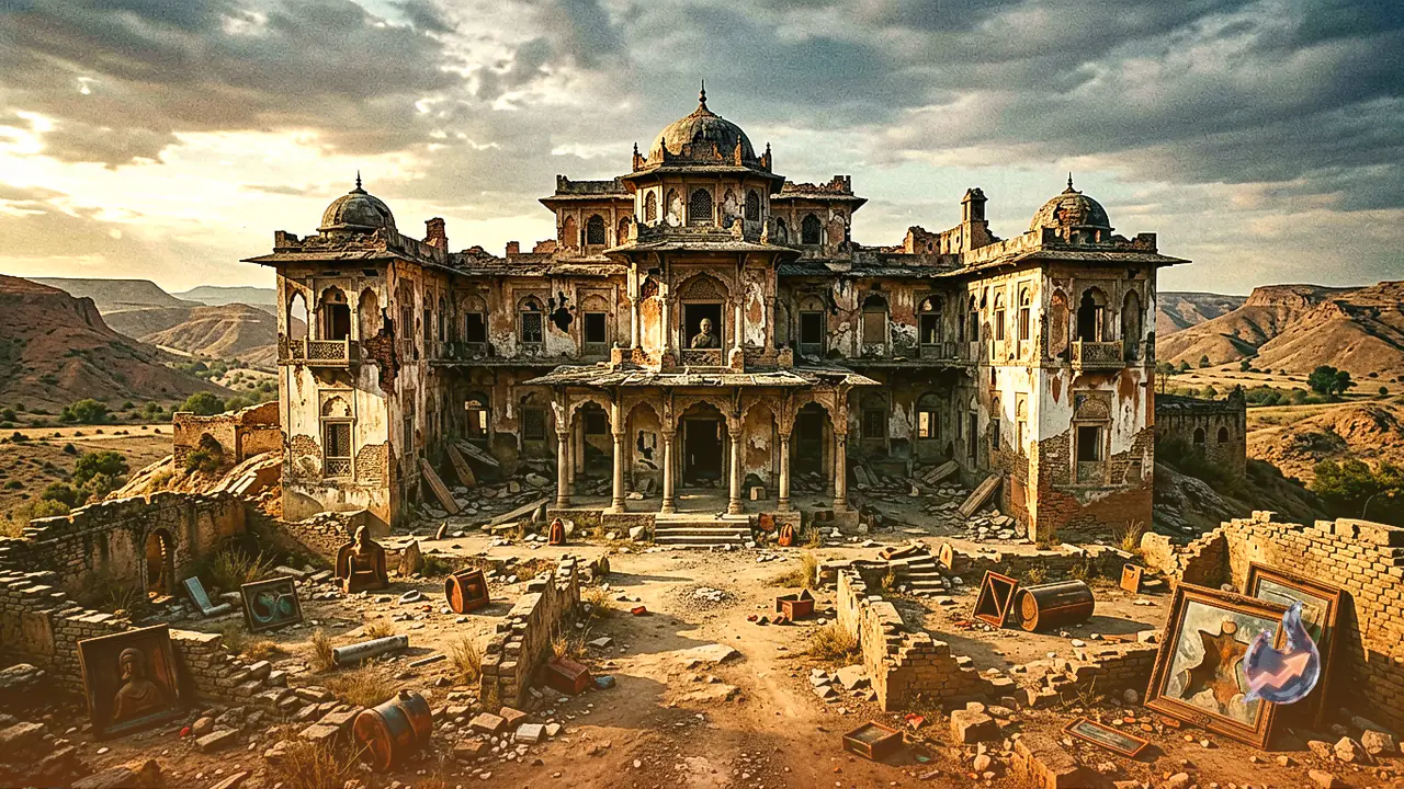Hyderabad's Historic Hill Fort Palace Falls Into Ruin: The Legacy of a Regal Structure Turned Decay