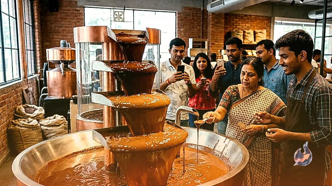 हैदराबाद के बंजारा हिल्स में खुला देश का अनोखा चॉकलेट झरना, मनम कारखाना बना पर्यटकों का पसंदीदा ठिकाना
